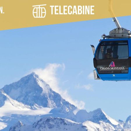 Plein Ciel I Balcony I Close To Cable Cars I Car Park Crans-Montana Exterior foto