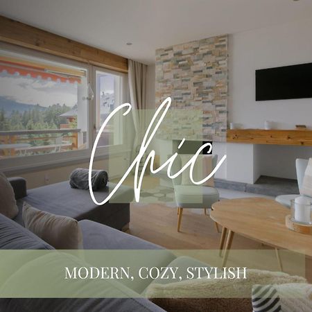 Plein Ciel I Balcony I Close To Cable Cars I Car Park Crans-Montana Exterior foto