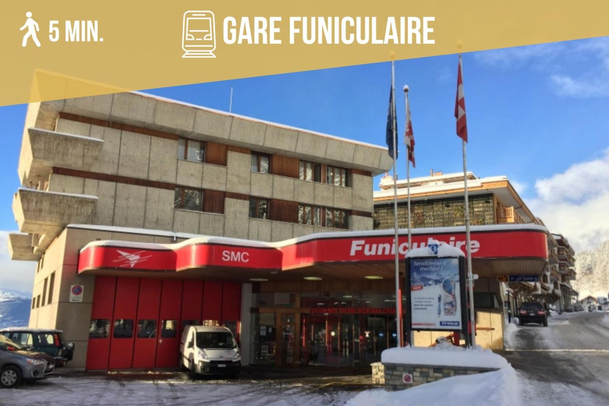 Plein Ciel I Balcony I Close To Cable Cars I Car Park Crans-Montana Exterior foto