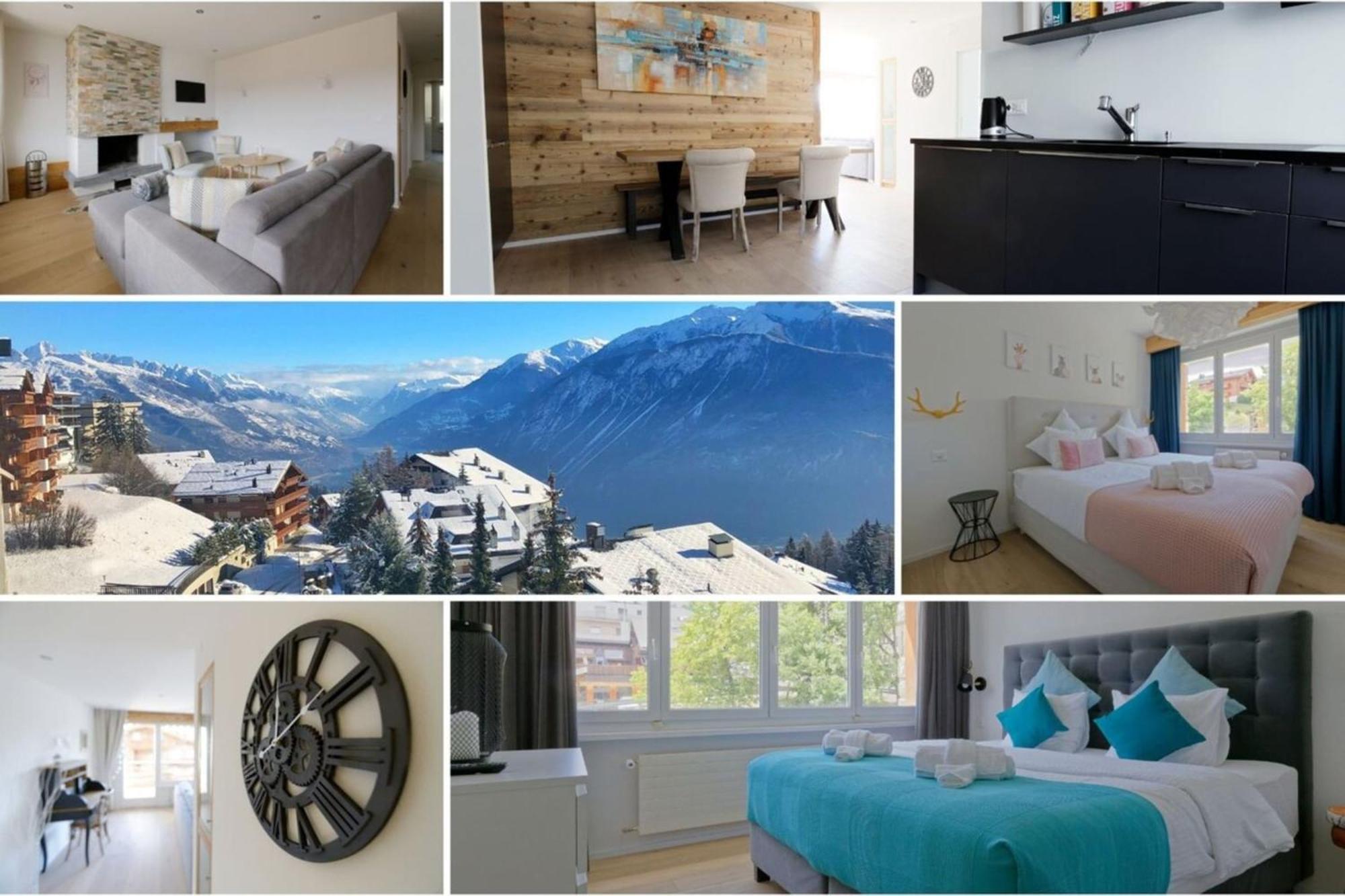Plein Ciel I Balcony I Close To Cable Cars I Car Park Crans-Montana Exterior foto